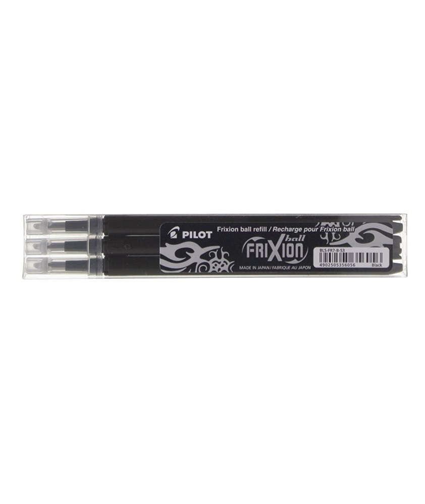 Recambio Pilot Frixion Ball/Clicker negro  3...