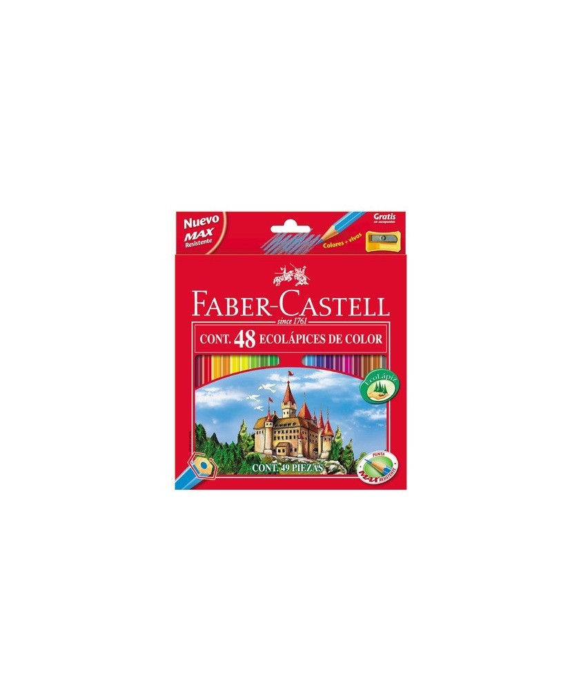 Lápices de colores Faber Castell estuche de 48...
