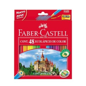 Lápices de colores Faber Castell estuche de 48 lápices