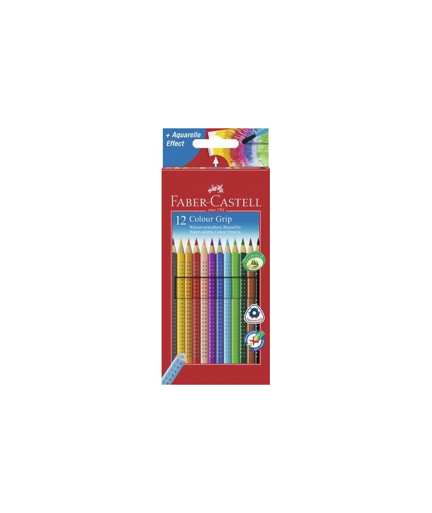 Lápices acuarelables Faber Castell colour grip...