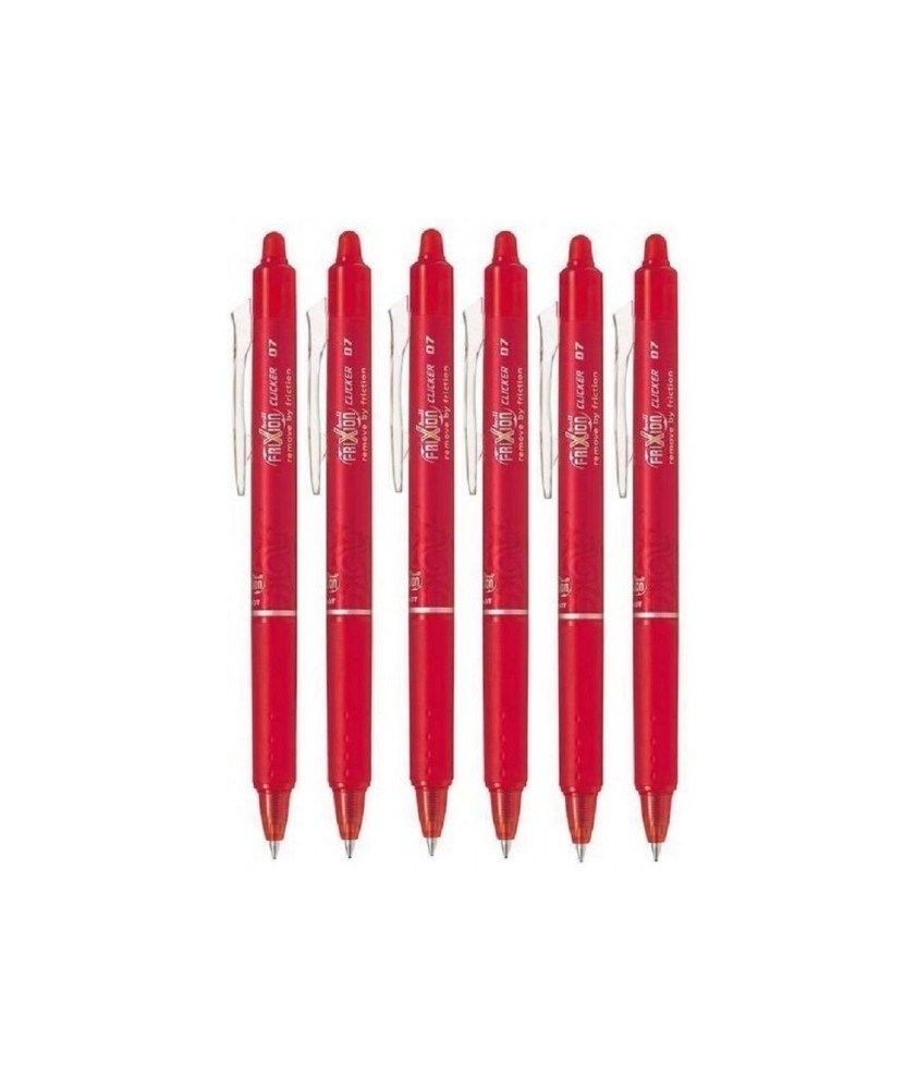 6 Bolígrafos borrables Pilot Frixion Cliker