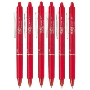 6 Bolígrafos borrables Pilot Frixion Cliker