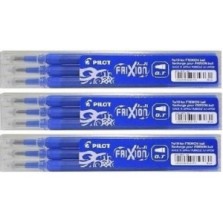3 Recambios Pilot Frixion Ball/Clicker azul  9 repuestos
