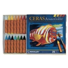 12 Ceras Manley acuarelables