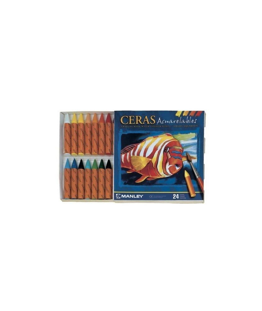 12 Ceras Manley acuarelables