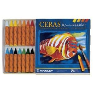 24 Ceras Manley acuarelables