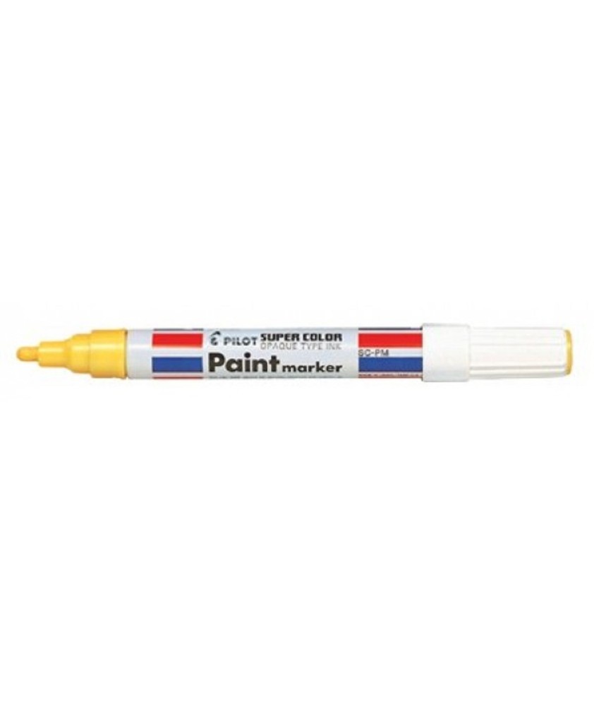 Rotulador permanente Pilot Paint Marker SC-PM amarillo