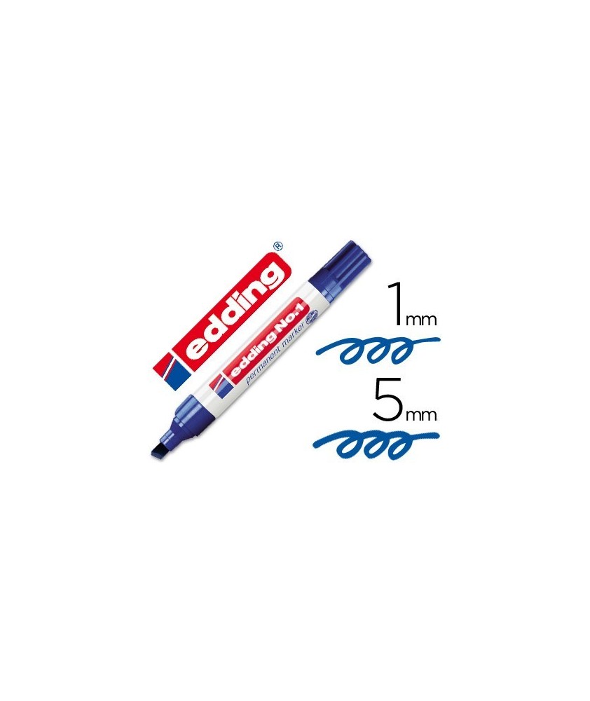 Rotulador Edding marcador permanente 1 azul