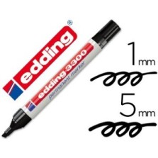 Rotulador Edding 3300 marcador permanente n.1 negro