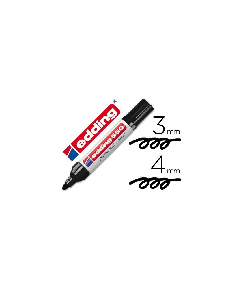 Rotulador Edding punta fibra permanente 550...