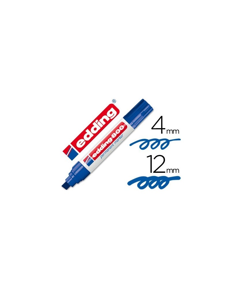 Rotulador Edding marcador permanente 800 azul