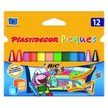 Ceras Plastidecor peques estuche 12 unidades