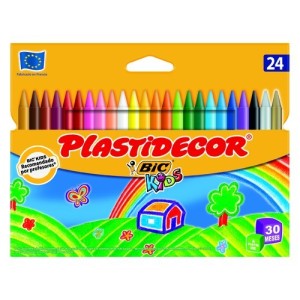 Ceras Plastidecor estuche de 24 unidades
