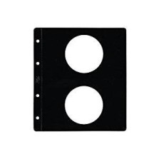 Funda Pardo Tipo Claraboya para monedas 2 Alojamientos...