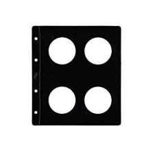 Funda Pardo Tipo Claraboya para monedas 4 Alojamientos...