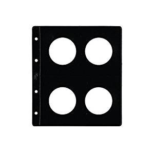 Funda Pardo Tipo Claraboya para monedas 4 Alojamientos  diámetro 55 mm -Ref.66900