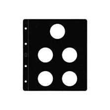 Funda Pardo Tipo Claraboya para monedas 5 Alojamientos...