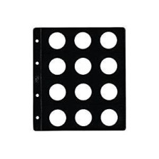 Funda Pardo Tipo Claraboya para monedas 12 Alojamientos...