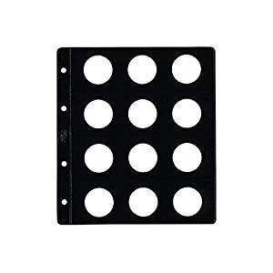 Funda Pardo Tipo Claraboya para monedas 12 Alojamientos  diámetro 33 mm-Ref.77200