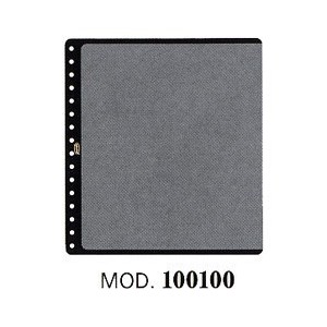 10 Fundas Pardo Opaca Negra para sellos 1 Alojamiento por cada lado Ref.100100