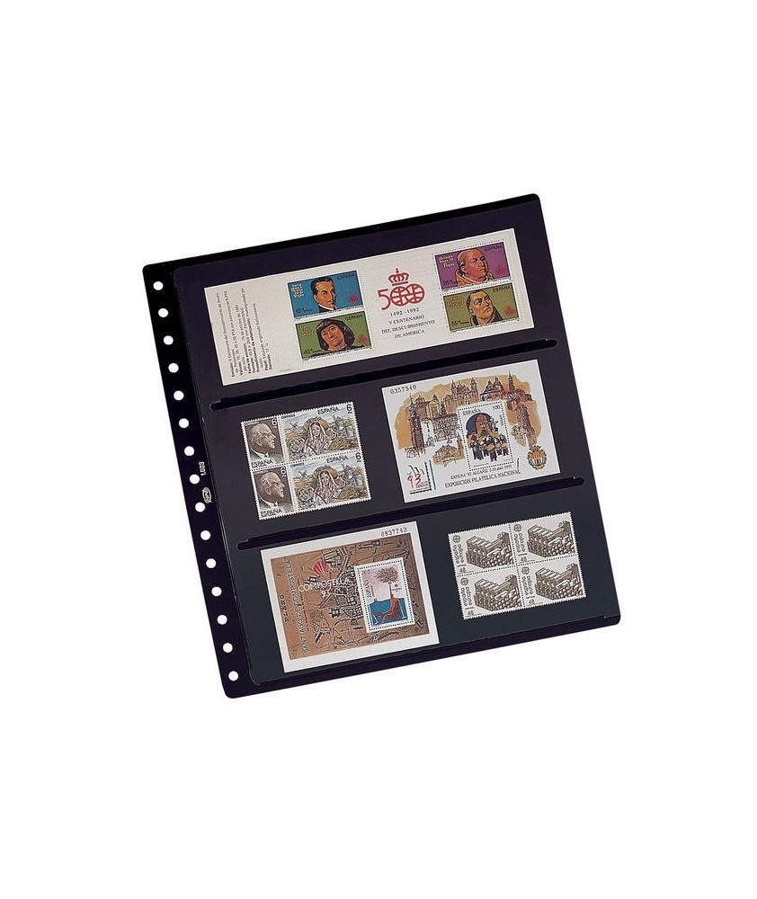 10 Fundas Pardo Opaca Negra para sellos 8...