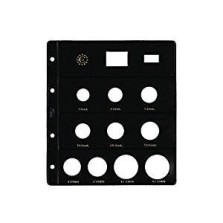 12 Fundas Pardo Tipo Claraboya para monedas Euro 10...