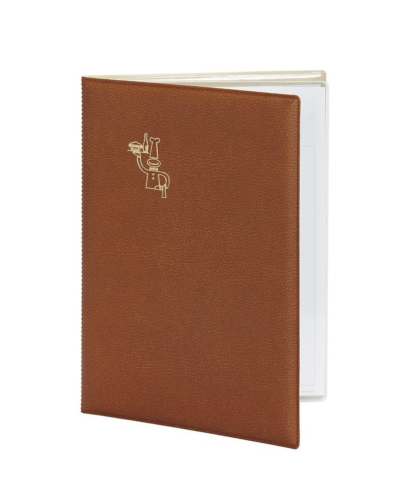 Portamenus Pardo Acolchado Extra Color Marrón