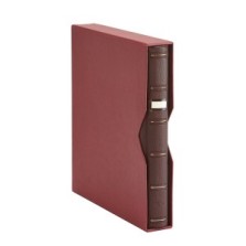 Album Pardo Para Sellos Color Burdeos-Modelo 100005