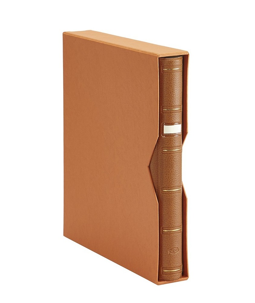 Album Pardo Para Sellos Color Marrón-Modelo 100006