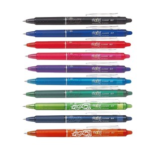 Bolígrafos borrables Pilot Frixion Cliker (8 Colores)