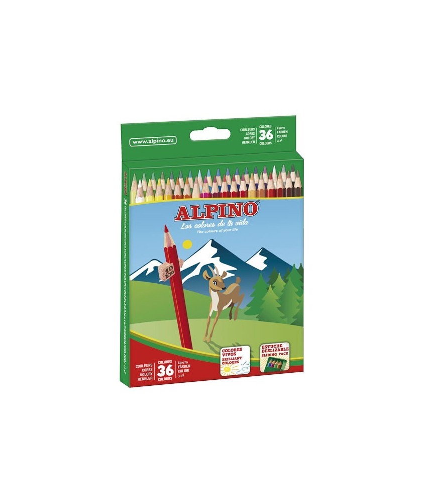 36 LÁPICES ALPINO FESTIVAL SURTIDO