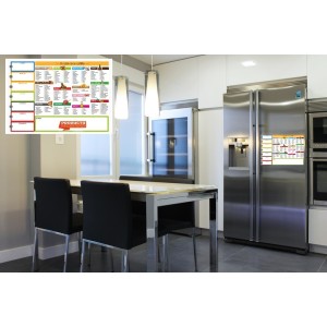 Pizarra Magnética para Nevera-Cesta de la Compra-Lista de la Compra