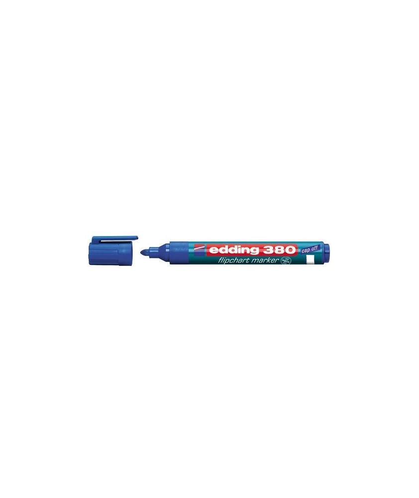 Marcador Flipchart Edding 380 conico azul