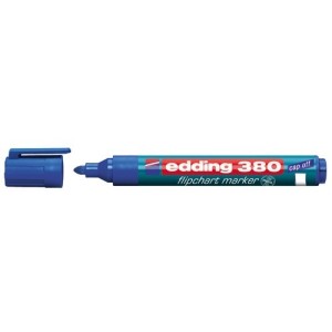 Marcador Flipchart Edding 380 conico azul