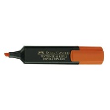Marcador fluorescente Faber Castell textliner 48 naranja