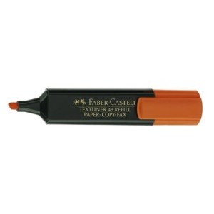 Marcador fluorescente Faber Castell textliner 48 naranja