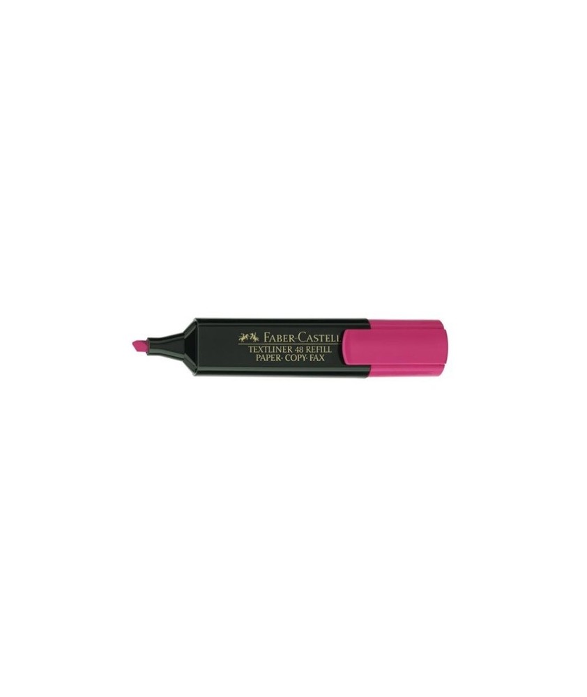 Marcador fluorescente Faber Castell textliner 48 rosa