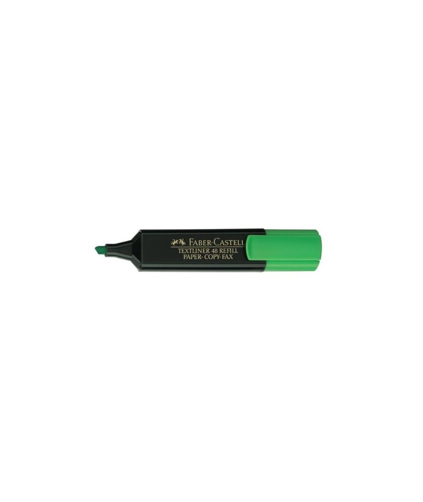 Marcador fluorescente Faber Castell textliner 48 verde
