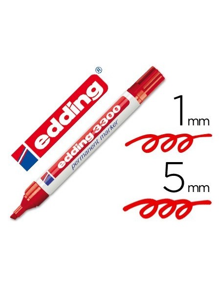 Rotulador Edding 3300 marcador permanente n.1 negro