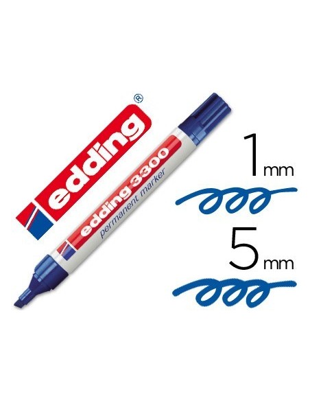 Rotulador Edding 3300 marcador permanente n.1 negro