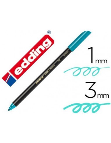 10 Rotuladores Edding punta fibra 1200