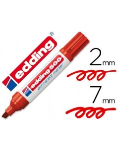 Rotulador Edding marcador permanente 500 azul 2