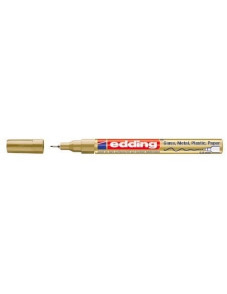 Marcador permanente Edding 780 conico blanco