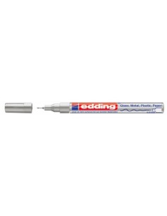 Marcador permanente Edding 780 conico blanco 2