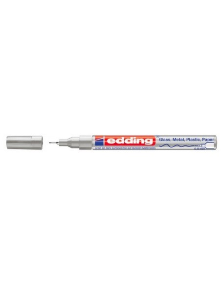 Marcador permanente Edding 780 conico blanco