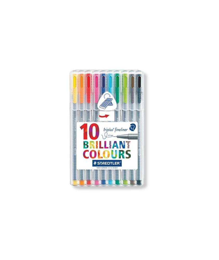 Bolsa de 10 rotuladores fibra Staedtler...