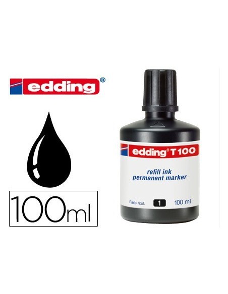 Tinta rotulador Edding T-100 azul -frasco de 100 ml