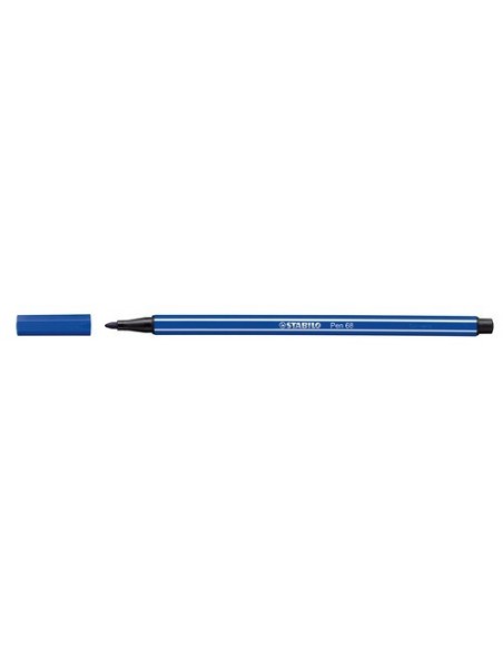 Rotulador fibra Stabilo Pen 68 azul celeste