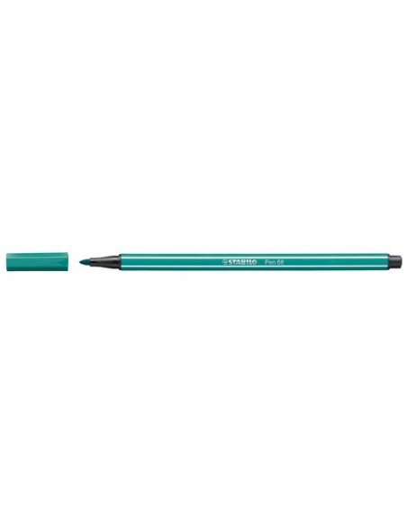 Rotulador fibra Stabilo Pen 68 azul celeste
