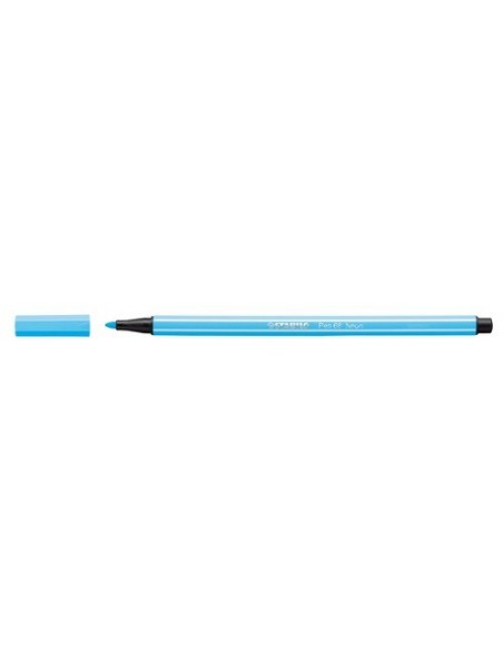 Rotulador fibra Stabilo Pen 68 azul celeste